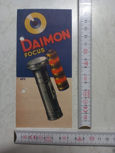 Orginaler werbezettel daimon - orginaler,